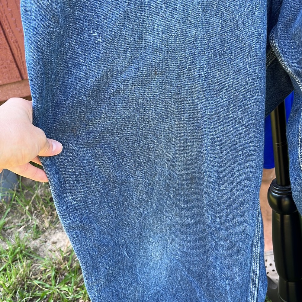 Wolverine Blue Straight-Leg Jeans with Adjustable Straps - Picture 4 of 12